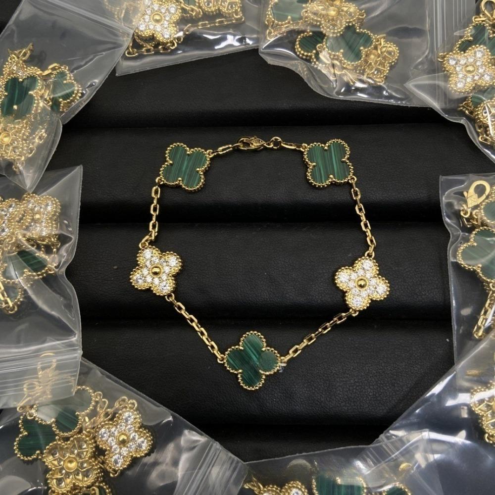 Высококачественный браслет из красного халцедона с лазерной гравировкой «Четырехлистный клевер» и «Пятицветник», из розового золота 18 карат, ювелирное изделие класса люкс, подарок для девушки