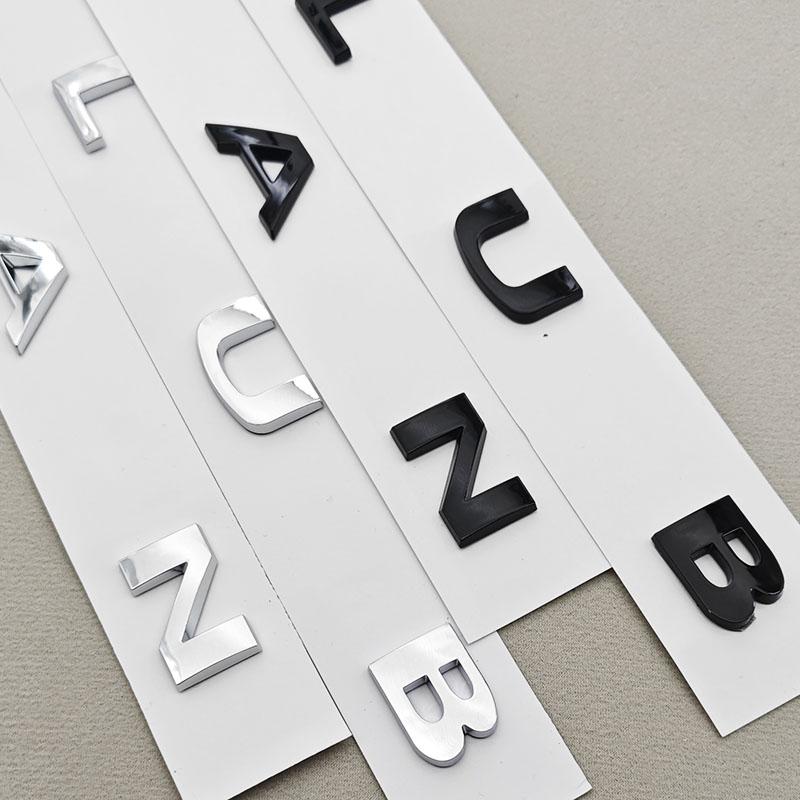 3D ABS Car Letters Logo CLUBMAN Emblem Rear Trunk Badge Decals For BMW MINI COOPER S D JCW Sticker Accessories xs9