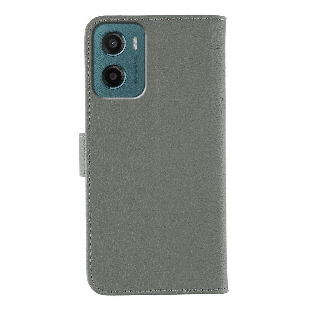 For Motorola Moto G05 4G Case Feather Imprint PU Leather Wallet Phone Cover