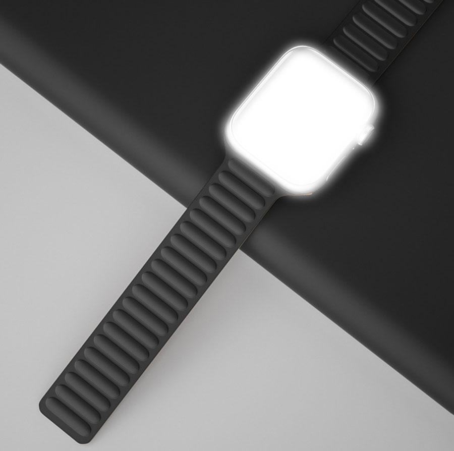 Ремешок Leather Link с магнитной застежкой для Iwatch Series 6 5 4 3 2 42/44 мм