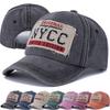 Новая унисекс стираный хлопок винтажная бейсболка NYCC вышитые буквы уличный спорт папа кепка для мужчин и женщин