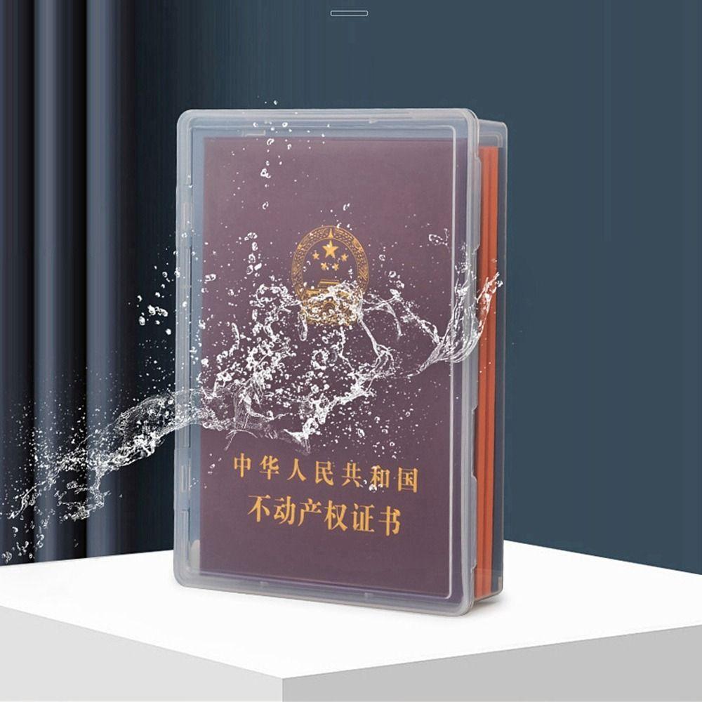 Wear-resistant Moisture-Proof Sorting Book Storage Box Desktop Organizer File Box Document Case