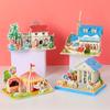 Творческий DIY 3D бумажный пазл-карта, собранный вручную, модель дома, виллы, здание для детей, самодельные развивающие игрушки