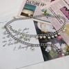 European and American Simple Pearl Hanging Waist Chain Women's Accessories Skirt New Metal Chain Sweater Waist-retracting Body Chain