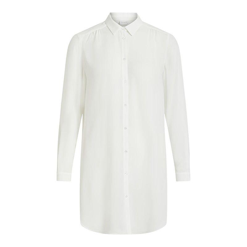 Lucy Snow White Mid-length Shirt Woman VILA