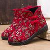 Old Beijing Cotton Shoes Women's Winter Velvet Thickened Warm the Elderly Casual Cloth Shoes Cotton Boots Winter Mother Shoes