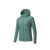 Comfortable Simple Versatile Solid Color Hooded Lightweight Long Sleeve Jacket Women Jacket Mountain-Green 162530612-6
