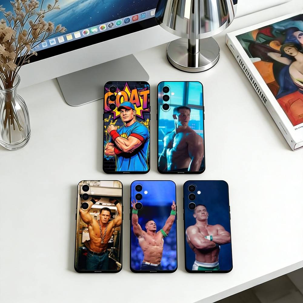 Чехол для телефона рестлера Джона Сины Мягкий черный Для Samsung Galaxy A73,A72,A71,A70,A53,A52,A51