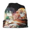 Sword Art Online Kirigaya Kazuto Уличные шапки-бини Online Love Вязаная шапка Капот Хипстерские шапочки Skullies Шапки