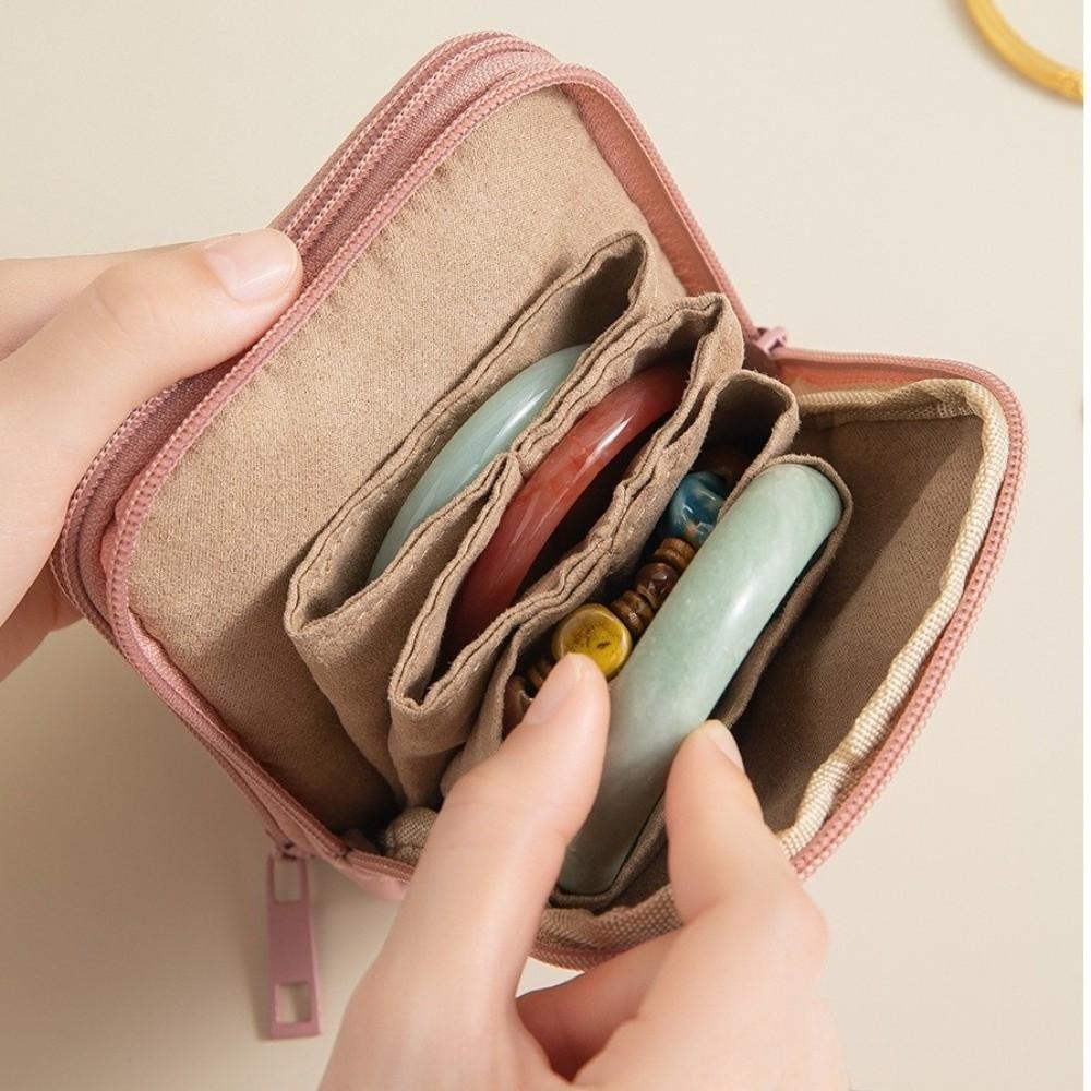 Waterproof Zipper Jewelry Bag Multifunctional Jewelry Organizer Fashion Jewelry Storage Bag Travel