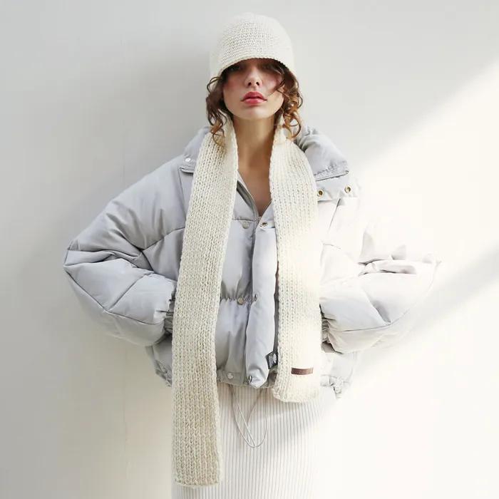 [handmade] momo knit muffler