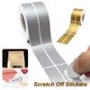 500/1000 шт./Рулон Квадратная Форма Стикеры Стираемый Слой DIY Стикеры для Стирания Использование для Вечеринок