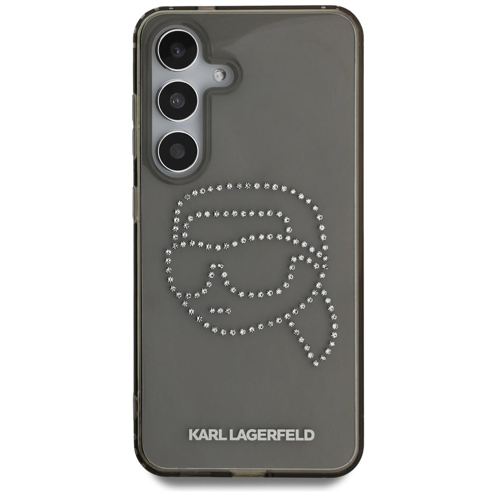 Etui Karl Lagerfeld Rhinestones Karl     Head Logo Do Samsung Galaxy S25 Czarny