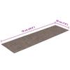 Self Adhesive Stair Treads 30 pcs 76 x 20 cm Beige Rectangular