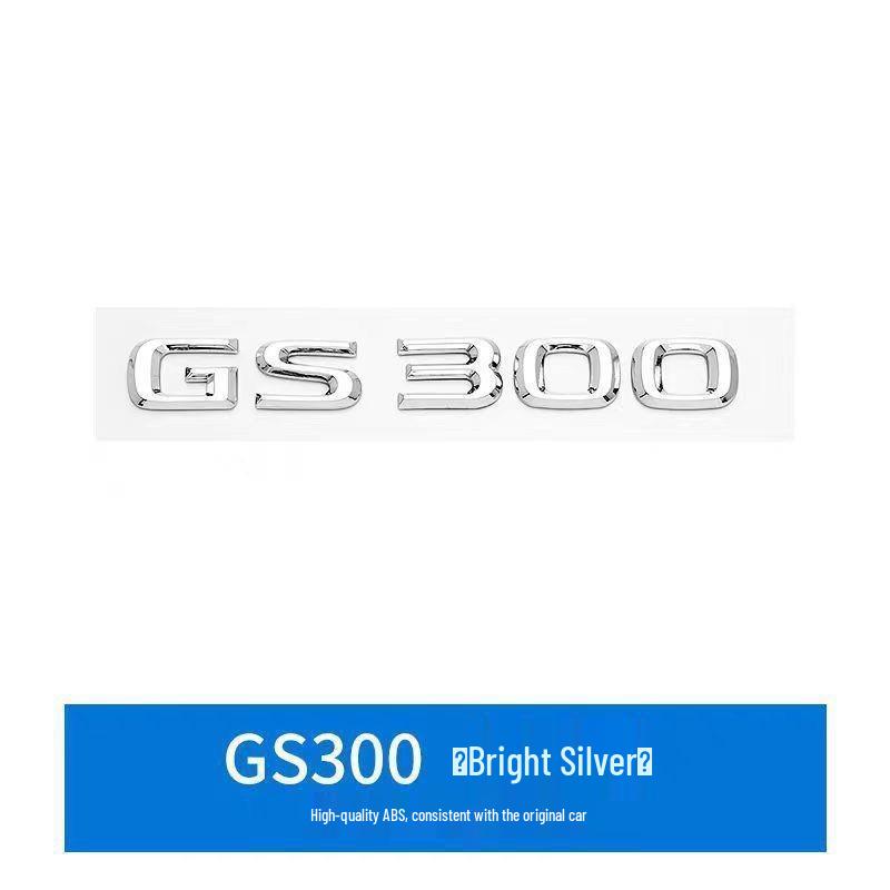 Совместимо с задним шильдиком Lexus GS350, GS250, GS300, GS400, GS430: Эмблемы с буквами и смещением