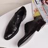 Men's Fashion Plus Size Business Crocodile Leather Shoes