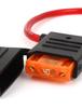 uxcell Fuse Holder, Fuse Box, Fuse Cap, Fuse for Cars, 40A, Waterproof, , Black, Pack of 2