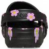 Crocs Classic Flower Clog Women 212677 Black 38-39 EU Comfort Lightweight Non-Slip Shoes