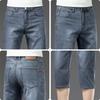 Mark Fairwhale Men's Lyocell Ice Silk Slim Denim Shorts