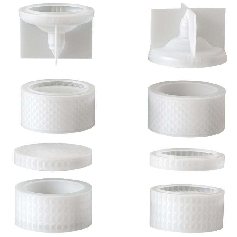 Artistic Striped Roman Column Silicone Mould For Handmade Candle Home Decoration And Craft Projects