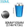 350/500ml 304 Stainless Steel Metal Cup Beer Cups Wine Coffee Household Office Bar Travel Camping Mugs Drinking Coffee Tea Mug