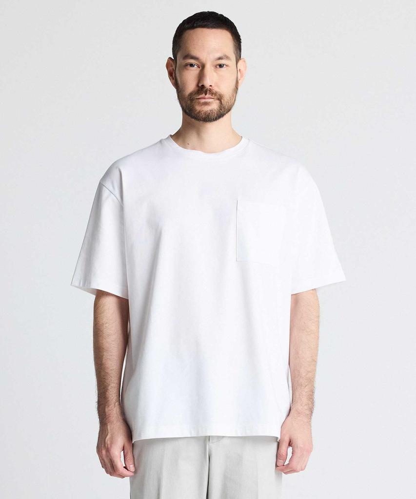 STCO Supima Cotton Pocket T-Shirt White (Oversized)_Stsvb81Osw