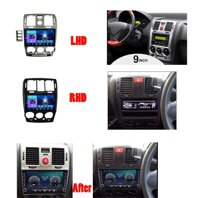 Автомобильный радиоприемник с Wi-Fi, стерео мультимедиа для Hyundai Getz 1 2002-2011 с кнопкой Android 2Din GPS Navi Auto 1 + 16 ГБ