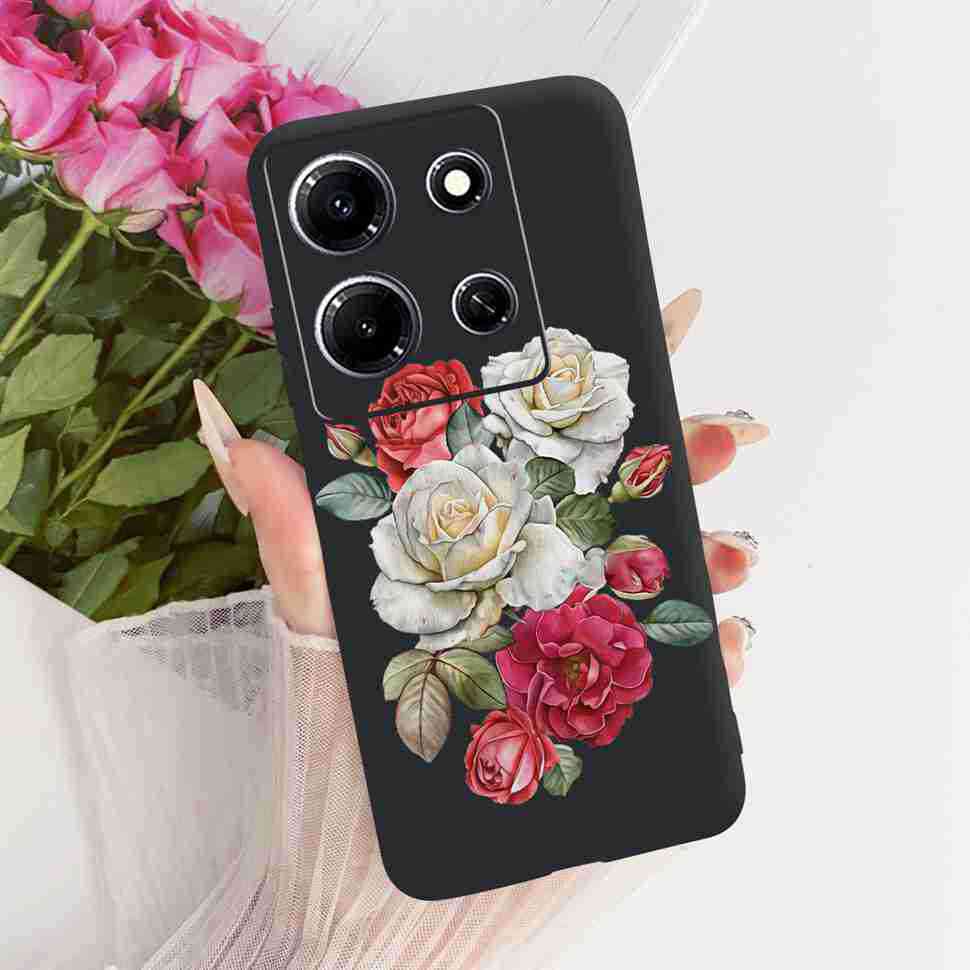 Чехол для телефона Infinix Note 30i X6716 Стильный окрашенный чехол для Infinix Note30i Note 30i Мягкий силиконовый ударопрочный чехол Fundas