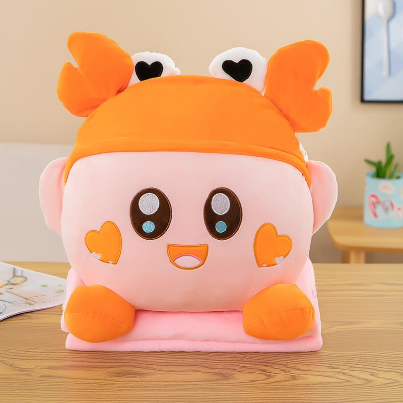 Автомобильная подушка-плед двойного назначения два-в-одном офисная многофункциональная для обеденного перерыва одеяло с кондиционером плюшевая игрушка подушка