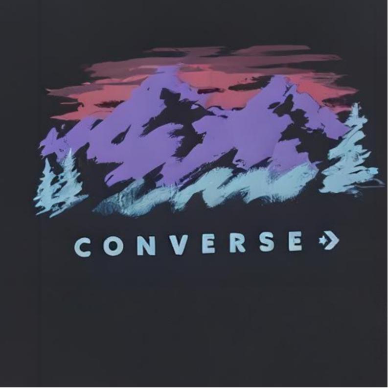 Converse Футболка с абстрактной горой 10027918-A01
