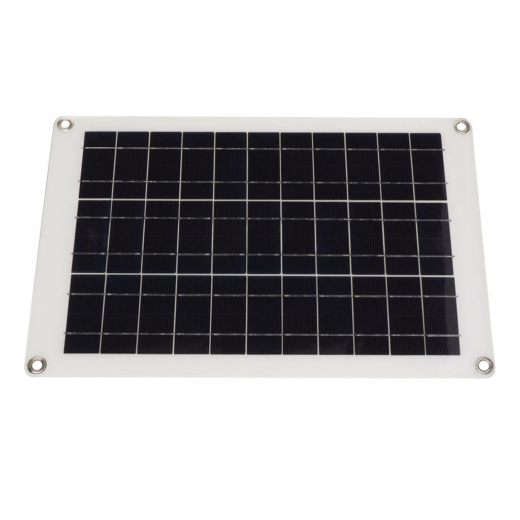 20W Polycrystalline Solar Panel Kit Flexible Photovoltaic Charging Panel with Dual USB Interface