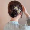 U Shape Chinese Style Hair Stick Flower Hanfu Hairpin Antique   for Women