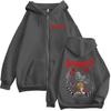 Japanese Anime Death Note Ryuk Yagami Light Zipper Hoodies Men's Women Clothing Fashion Casual Zip Up Hooded Sweatshirt Jackets