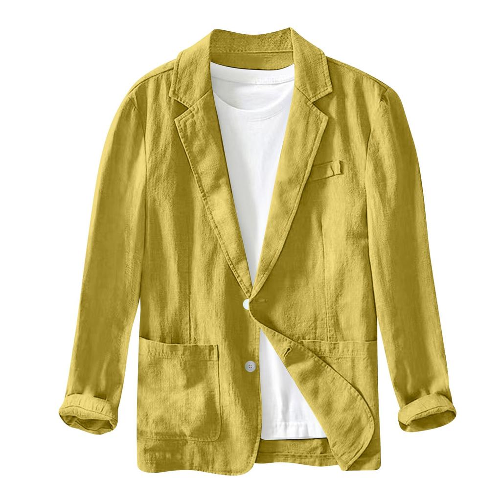 Мужская повседневная модная куртка, однотонная, с длинным рукавом, с карманами