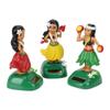 Solar Auto Interior Car Decoration Shaking Head Toy Interior Accessories Decompression Hawaii Girl Car Ornaments Hula