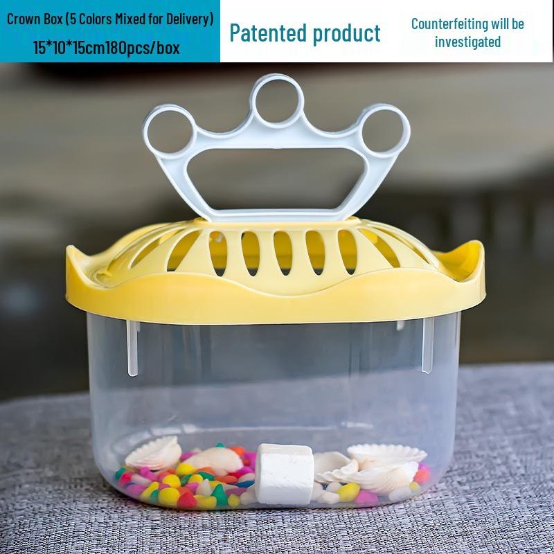 Прозрачный ручной бокс для разведения питомцев - Большой, Средний и Маленький размеры для Черепах, Золотых рыбок или Хомяков.