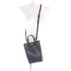 Pristine GUCCI Shoulder Bag GG Super Mini Bag 2way Leather black leather Women Used