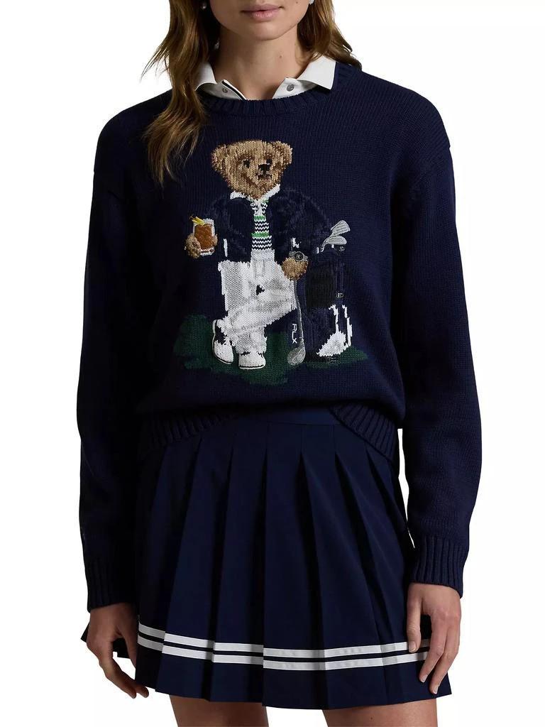 2026 Autumn/Winter Women's Casual Academy Style Bear Sweater