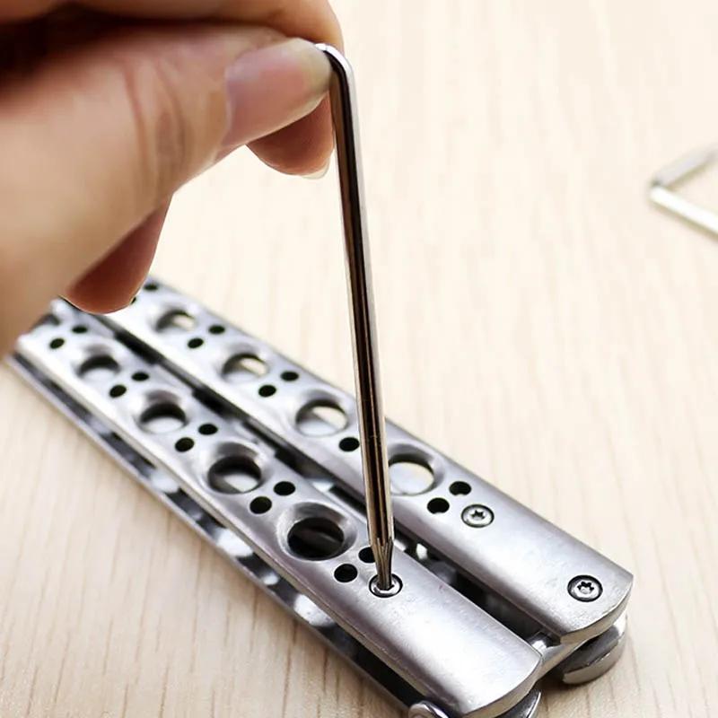 (2pcs) T8 T9 T10 T15 T20 T25 T30 Screwdriver 2-way Torx Screwdriver Spanner Screw Driver Wrench Repair Tool mini Screwdrivers 4