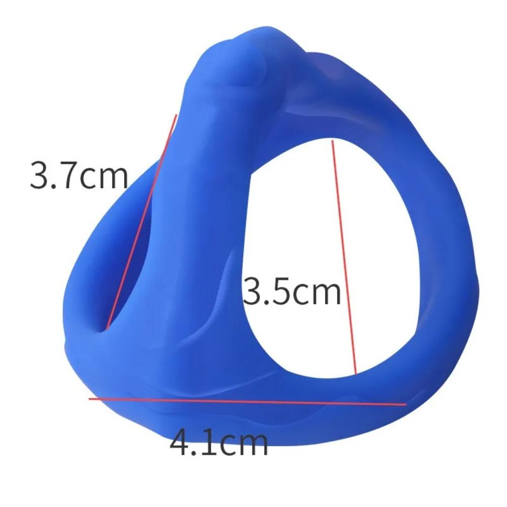 Silicone Durable Penis Ring Adult Men Ejaculation Delay Chastity Cock Rubber Rings Penis Enlargement Sex Toys For Male Sex Ring