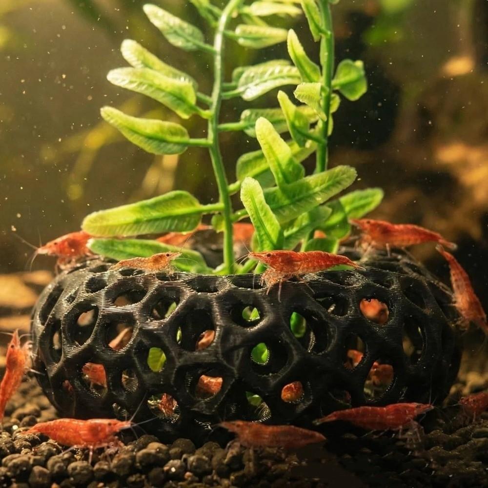 Wide-View Fish Shrimp Hiding Cave Porous Structure Breeding Shelter Small Fish