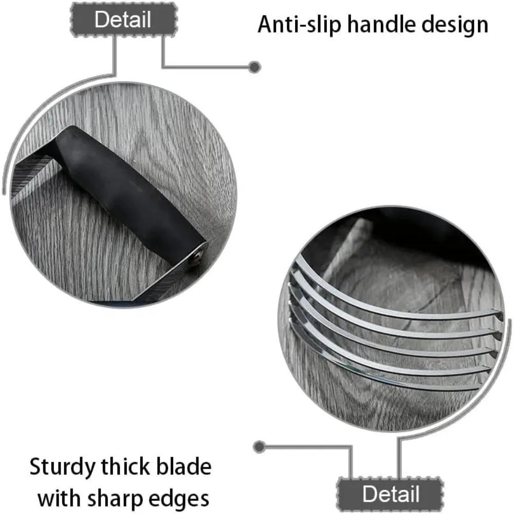 Stainless Steel Baking Pastry Blades Manual  Flour Mixer Gadgets Dough Blender Cooking Tools Baking Tools Kitchen Accessories