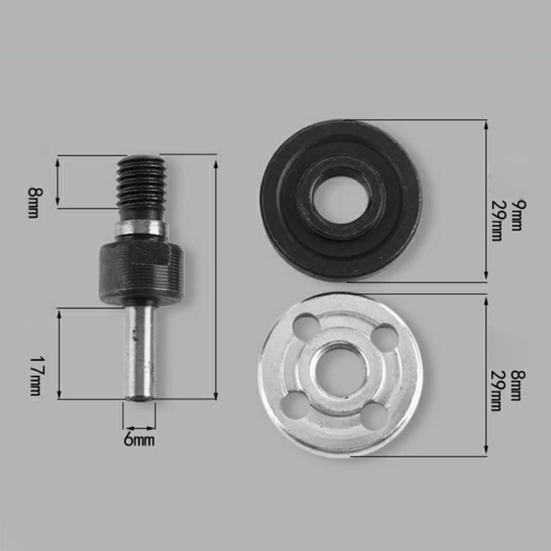 5Pcs 6mm/10mm Electric Drill Variable Angle Grinder Connecting Rod Converter Set