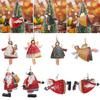 Drop Ornaments Festival Supply Christmas Decorations Santa Claus Cartoon Angel Hanging Pendants