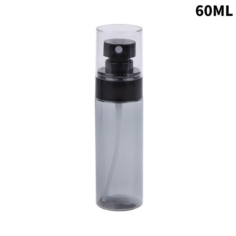 1 шт., 30 мл, 60 мл, 80 мл, 100 мл, 120 мл, распылительная бутылка с прозрачной крышкой, тонкий распылитель для разлива, портативная маленькая косметическая бутылочка для путешествий