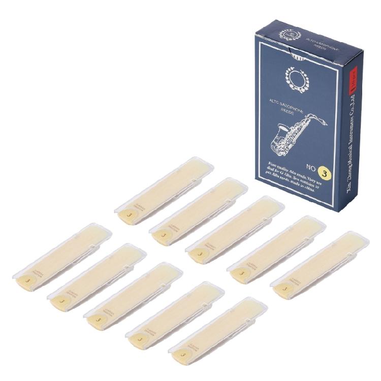 10 шт. Трости для саксофона, трость для альт-саксофона Eb, аксессуары для духовых, сменные