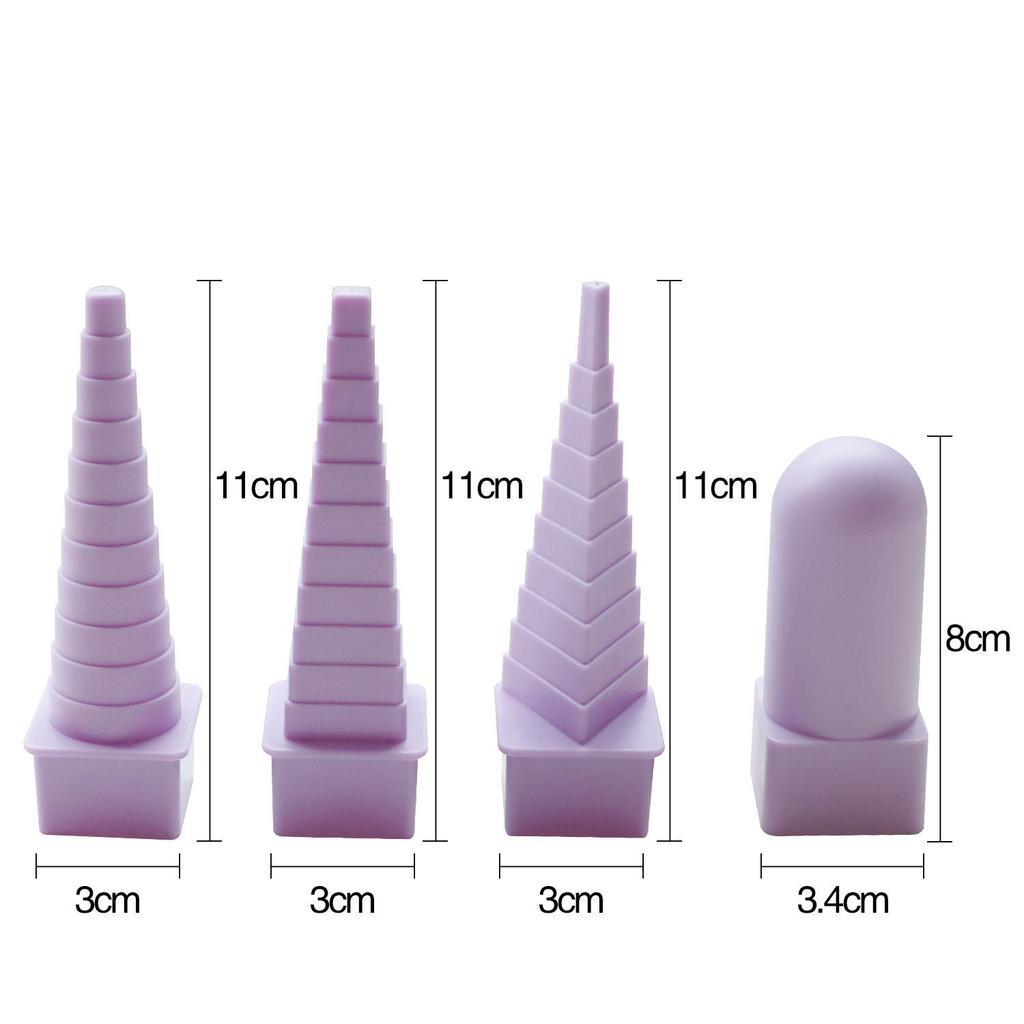 4pc Paper Quilling Border Buddy Bobbin Tower Quilled Creation Craft DIY Tool Set