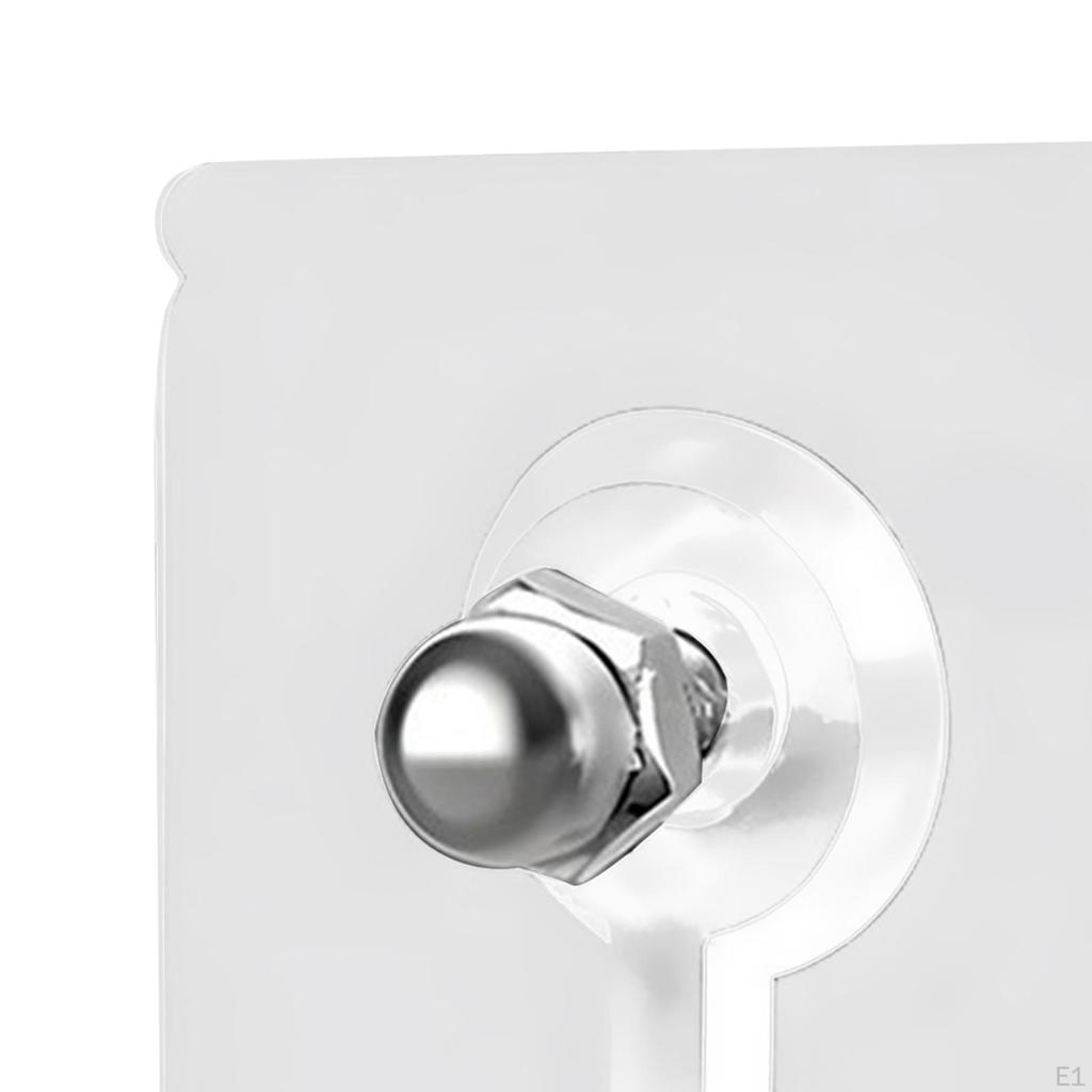 14x Wall Hooks Screw Hangers Without Nails Waterproof Transparent Reusable Picture