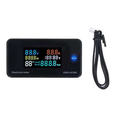 Вольтметр Амперметр переменного тока AC50?300В 0?20A LCD HD дисплей измеритель тока и напряжения со встроенным взаимным