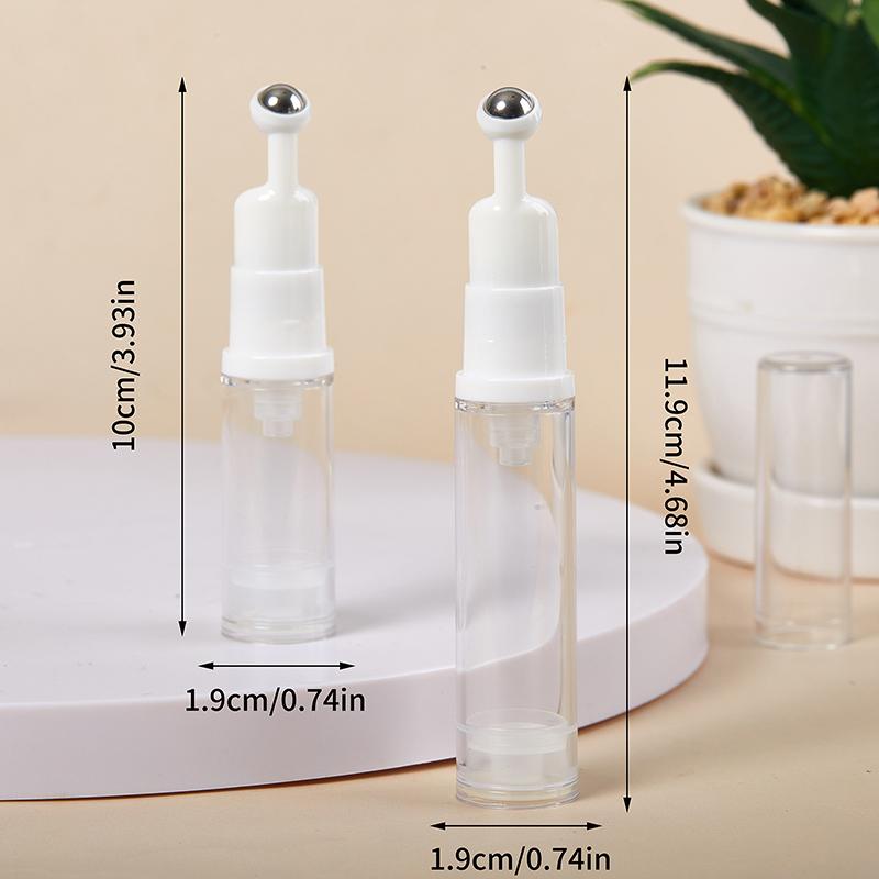 5/10 мл жидкая основа, многоразовые бутылки, косметический крем для глаз, роликовый шарик, вакуумная бутылка для путешествий, портативная пустая стеклянная бутылка